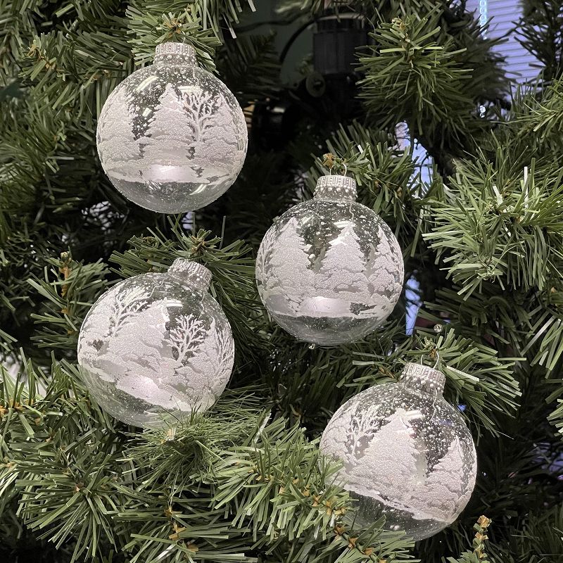 Christmas By Krebs - 67mm/2.625" Decorated Glass Balls Ornaments [4 Pieces], 4 of 5