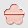 Metal Flower Kids' Shelf Pink - Pillowfort™: Decorative Wall Sculpture, Flower Shaped Kids Wall Shelf, Iron Frame - 3 of 4