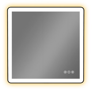 Black Framed Led Bathroom Mirror - 1 of 4