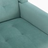 CENGHU Modern Soft Velvet Material Ergonomics Accent Chair, Living Room Chair With Black Legs, for Indoor Home - 4 of 4