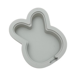 Unique Bargains Ice Pop Mould Little Rabbit Shape Comes with Lid and Stick Hand Washable Plastic 3.94"x3.19"x0.98" 1 Pc - 1 of 4