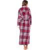 ADR Women's Robe Plush Fleece with Hood, Full Length Hooded Bathrobe Woman - 2 of 4