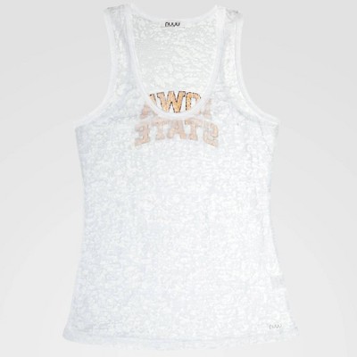 NCAA Iowa State Cyclones Burnout Tank Top - White S