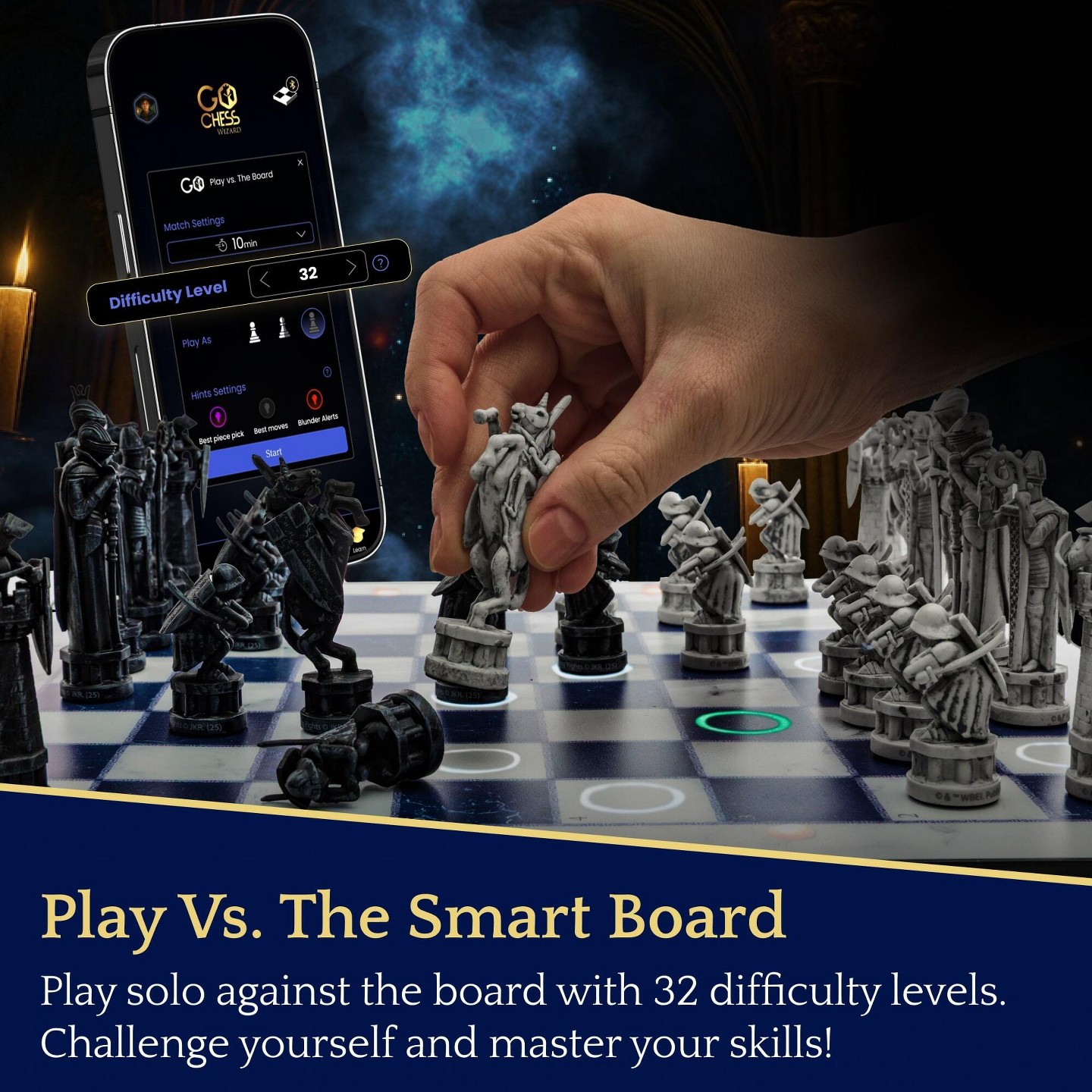 Детские игрушки Particula GoChess Mini Wizard Harry Potter Electronic Chess Game Set — фото 4