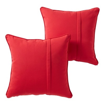 Kensington Garden 2pk 20"x20" Sunbrella Square Outdoor Throw Pillows