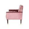 Velvet Loveseat Sofa , Christopher Knight Home Velvet Couch,  Mid Century Modern Craftsmanship Loveseat Sofa  , Chesterfield Sofa - 4 of 4