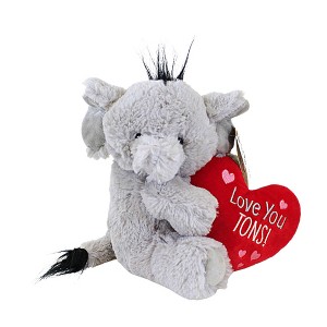 Ganz 7.75 In Punny Pal Plush Heart Love Plush Figurines - 1 of 3