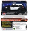 2022 Ford Police Interceptor Black & White Unmarked "Law Enforcement & Public Service" 1/43 Diecast Model Car by Motormax - 3 of 3