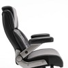 Dsvimoy Task and Office Chair Big and Tall Office Chair Ergonomic Design with Adjustable Headrest for Office, Black, 31.89"*25.59"*17.32" - 3 of 4