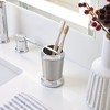 iDesign Stainless Steel Toothbrush Holder - Set of 2 - Brushed/Chrome - 3 of 4