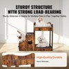 VEVOR Pet Bunk Bed with Removable Stairs, Dog/Cat Window Perch with Storage, Multi-Level Bed Window Perch Dog Bedside Sleeper Couch, (Rustic Brown) - 3 of 3