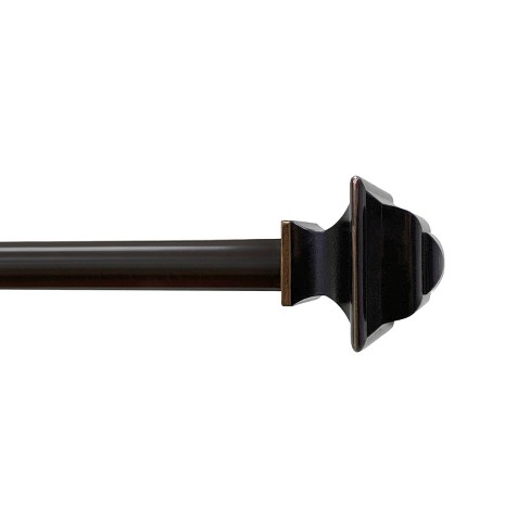 Lumi Home Furnishings Square Curtain Rod Oil Rubbed Bronze Target