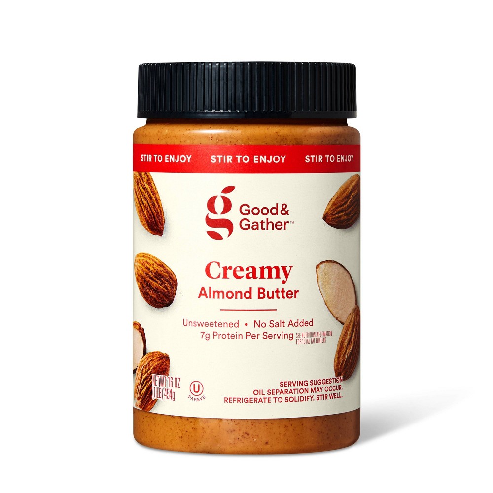 UNSWEETENED CREAMY ALMOND BUTTER