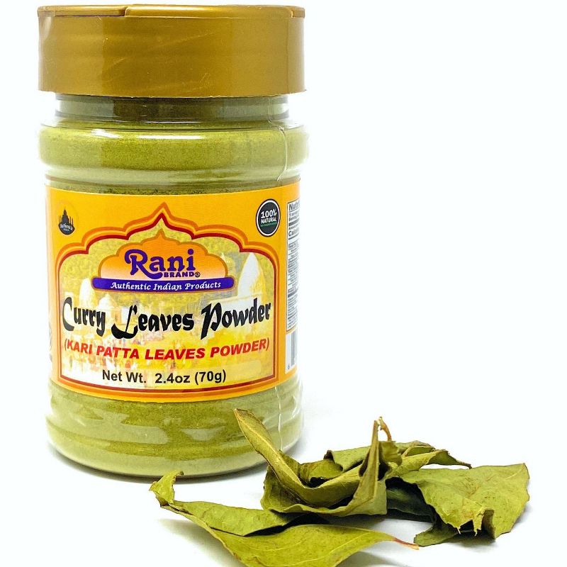 Curry Leaves (Kari Neem Patha) Powder - 2.4oz (70g) - Rani Brand Authentic Indian Products, 2 of 7