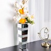 Bling Crystal Table Flower Vase for Table Centerpieces Mirrored Glass Vase Decor - 4 of 4