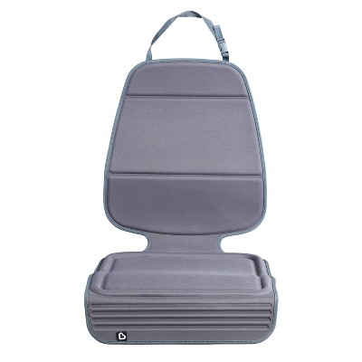 Dark Gray Easy-Clean Car Seat Protector with Spill Catcher