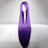 Unique Bargains Women's Human Hair Wigs 39" with Wig Cap Long Hair - 2 of 4