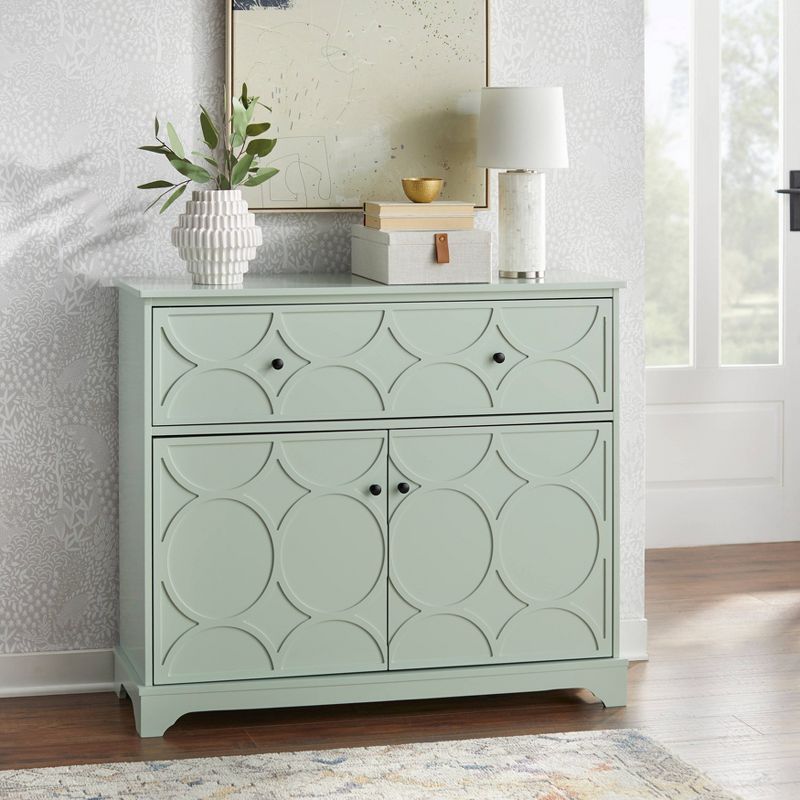 Dawson Circle Front Buffet Cabinet Green Lily - Buylateral, 3 of 9