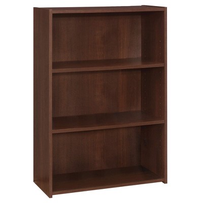 Monarch Specialties Bookshelf Bookcase 4 Tier 36InchH Office Bedroom Laminate Brown Transitional