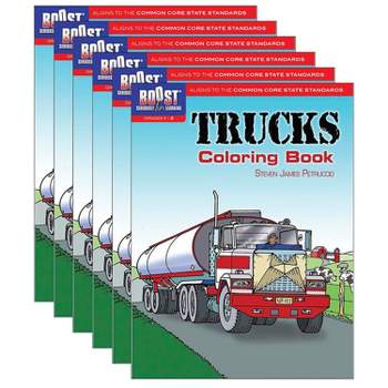 BOOST Trucks Coloring Book Pack of 6 (DP-49411X-6)