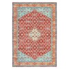 Washable Vintage Rug Non Slip Low Pile Rug Soft Retro Throw Floor Cover Foldable Indoor Carpet for Living Room Bedroom Playroom Nursery - 2 of 4