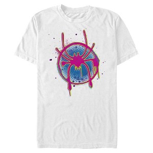 Men's Marvel Spider-Man: Into the Spider-Verse Neon Logo T-Shirt - 1 of 4