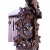 One Day Cuckoo Clock – 14 in – Hand-carved Leaves & Vines, Traditional German Design By River City Clocks - 2 of 3