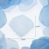 Unique Bargains Faux Silk Artificial Flower Rose Petals for Wedding Decoration 2x2 Inch 3200 Pcs Light Blue - 2 of 3