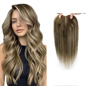 Jessie's Wig 12x13 Women'S Hairpiece Clip In Human Hair Topper 4p27 Color 1 Pc/Pack - 1 of 4