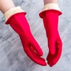 Casabella Premium Waterblock Cleaning Gloves Pink/Blue - 2 Pair (4 Gloves) - 2 of 4