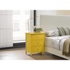 Lyngins 3 Drawers Nightstand with Round Handle Design,End Table for Bedroom,Living Room - 2 of 4
