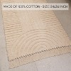 Attop Beautiful Boho Rug with Tassels for Your Bathroom - Soft 2 x 3 ft. Cotton Rug Fits Perfectly Into Your Bath - 4 of 4