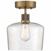 Access Lighting Port Nine 1 - Light Flush Mount in  Antique Brushed Brass - 2 of 4