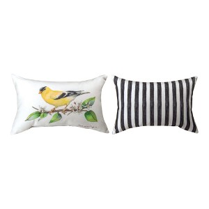 12.5x8.5" Grove Song Decorative Throw Pillow by Manual Woodworkers and Weavers - 1 of 3