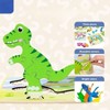 Dinosaur Wooden Puzzles, 7pcs for Toys Smooth and Flat, Without Burrs or Odors - 2 of 4