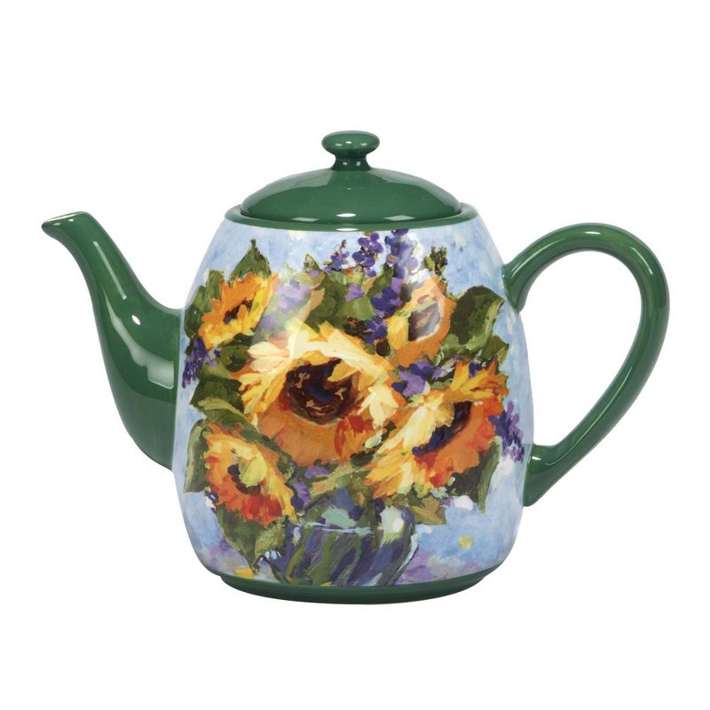 Sunflower Bouquet Teapot - Certified International, 1 of 4