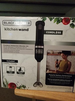 Black & Decker Bckm1011k10 Kitchen Wand Cordless Immersion Blender : Target