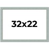 PosterPalooza | Refined Blue Picture Frame - UV Acrylic, Backing Board, Hanging Hardware Included - 2 of 4