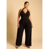 Rebdolls Women's Adelaine Drop Waist Wide Leg Jumpuit w. Pockets - 2 of 4