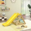 SEVOBAL Baby Activity Gyms 5-in-1 Pikler Triangle Climber with Slide Ladder Rope Ladder Sandbags for Indoor Fun, Multicolored, 46.9"*24.8"*24" - 3 of 4