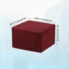 Unique Bargains Elastic Living Room Bedroom Square Foot Stool Cover - 2 of 4