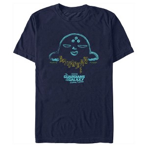 Men's Guardians of the Galaxy Holiday Special Alien Writing T-Shirt - 1 of 4