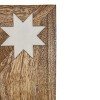 4X6 Inch Barn Quilt Picture Frame Wood, White Resin, MDF & Glass by Foreside Home & Garden - 4 of 4