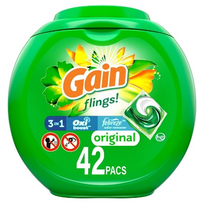 Gain flings! Laundry Detergent Pacs Original - 42ct