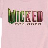 Girls' - Wicked - For Good Logo -Youth Girls Short Sleeve T-Shirt Fitted Short Sleeve Graphic T-Shirt - 2 of 4