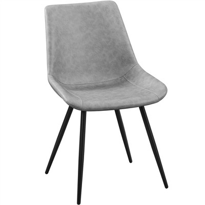 Yaheetech 2pcs Metal Dining Chairs Accent Chairs