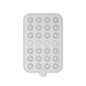 Octobuddy - Silicone Suction Cup Universal Phone Case Mount Double-Sided - Transparent