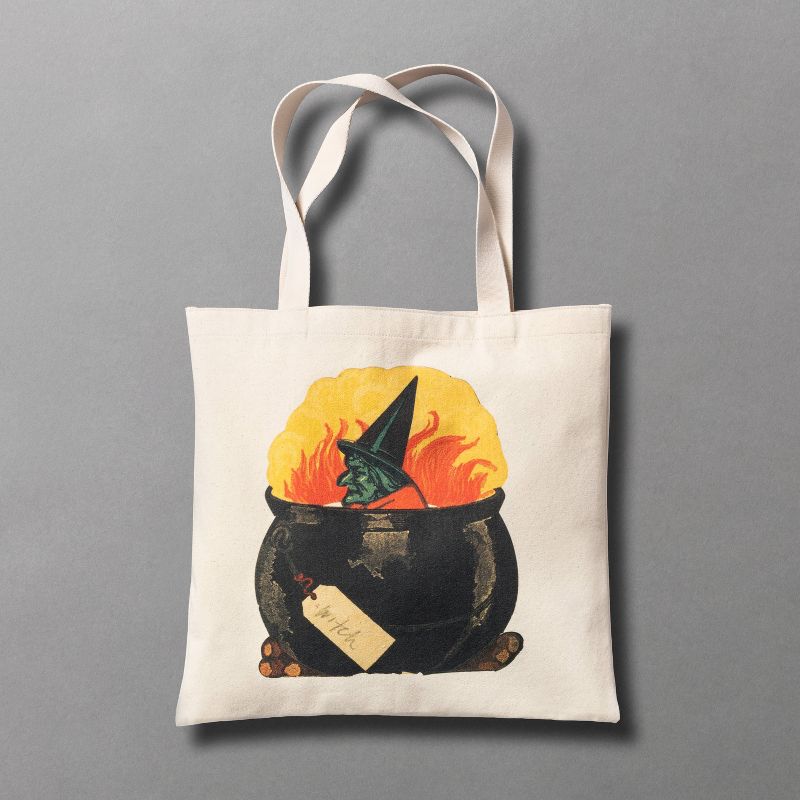 10oz Toil and Trouble Canvas Tote Bag - John Derian for Threshold&#8482;, 1 of 2