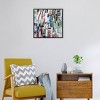 22" x 22" Rainfall by Michelle Daisley Moffitt Framed Canvas Wall Art Print - Amanti Art: Modern Abstract Lithograph - 4 of 4
