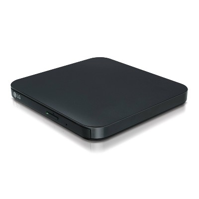 LG 8x Portable External DVD/RW Drive - Black (SP80)